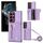 Per Samsung Galaxy S22 Ultra DF-09 Custodia per cellulare in PU con trama a tracolla Litchi (Viola) Per Samsung Galaxy S22 Ultra DF-09 Custodia per cellulare in PU con trama a tracolla Litchi (Viola)