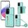 Per Samsung Galaxy S23+ DF-09 Custodia per telefono in PU con texture litchi a tracolla (ciano) Per Samsung Galaxy S23+ DF-09 Custodia per telefono in PU con texture litchi a tracolla (ciano)