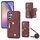 Per Samsung Galaxy S24 DF-09 Custodia per telefono in PU con texture litchi a tracolla (vino rosso) Per Samsung Galaxy S24 DF-09 Custodia per telefono in PU con texture litchi a tracolla (vino rosso)