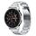 Per Huawei Watch GT 4 46mm Cinturino per orologio in acciaio inossidabile con fibbia piatta curva a tre ceppi (Argento) Per Huawei Watch GT 4 46mm Cinturino per orologio in acciaio inossidabile con fibbia piatta curva a tre ceppi (Argento)