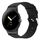 Per Google Pixel Watch 2 / Pixel Watch Cinturino in tela di nylon (nero)