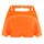 Accessori per l'irrigazione del giardino con supporto per tubo dell'acqua in plastica montato a parete (arancione)