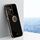 Per Honor 100 XINLI Straight Edge 6D Custodia per telefono in TPU placcato con supporto ad anello (nero) Per Honor 100 XINLI Straight Edge 6D Custodia per telefono in TPU placcato con supporto ad anello (nero)