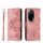 Custodia per telefono in pelle a portafoglio con fiori in rilievo per Honor 100 Pro (rosa) Custodia per telefono in pelle a portafoglio con fiori in rilievo per Honor 100 Pro (rosa)
