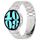 Per Samsung Galaxy Watch6/6 Classic/5/5 Pro Cinturino in metallo a tre sfere stile pulsante (Argento) Per Samsung Galaxy Watch6/6 Classic/5/5 Pro Cinturino in metallo a tre sfere stile pulsante (Argento)