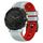 Per cinturino in silicone bicolore a sgancio rapido Garmin Fenix 7 Twill (grigio chiaro rosso) Per cinturino in silicone bicolore a sgancio rapido Garmin Fenix 7 Twill (grigio chiaro rosso)