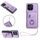 Custodia per telefono in PU con supporto per anello per borsa per organo globale per Honor X6a con cordino (viola) Custodia per telefono in PU con supporto per anello per borsa per organo globale per Honor X6a con cordino (viola)