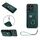 Custodia per telefono in PU con supporto per anello per borsa per organo per Honor X8a con cordino (verde) Custodia per telefono in PU con supporto per anello per borsa per organo per Honor X8a con cordino (verde)