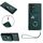 Per Samsung Galaxy S22 Ultra 5G Custodia per cellulare con anello per porta biglietti da visita in PU con cordino (verde) Per Samsung Galaxy S22 Ultra 5G Custodia per cellulare con anello per porta biglietti da visita in PU con cordino (verde)