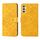 Custodia per telefono in pelle con motivo in rilievo stile etnico per Samsung Galaxy S24 5G (giallo) Custodia per telefono in pelle con motivo in rilievo stile etnico per Samsung Galaxy S24 5G (giallo)