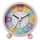Sveglia educativa per bambini Piccolo orologio da tavolo muto con luce notturna, Stile: rosa