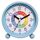 Sveglia educativa per bambini Piccolo orologio da tavolo muto con luce notturna, Stile: Blu B