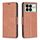 Per Xiaomi Redmi K70 / K70 Pro Custodia in pelle di agnello con texture in puro colore Flip (marrone) Per Xiaomi Redmi K70 / K70 Pro Custodia in pelle di agnello con texture in puro colore Flip (marrone)