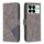 Per Xiaomi Redmi K70E Custodia per telefono in pelle con fibbia magnetica con texture romboidale (grigio) Per Xiaomi Redmi K70E Custodia per telefono in pelle con fibbia magnetica con texture romboidale (grigio)
