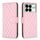 Per Xiaomi Redmi K70 / K70 Pro Custodia a portafoglio in pelle con reticolo di diamanti (rosa) Per Xiaomi Redmi K70 / K70 Pro Custodia a portafoglio in pelle con reticolo di diamanti (rosa)