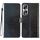 Custodia per telefono in pelle con vibrazione in polvere glitterata per Honor 90 Pro (nera) Custodia per telefono in pelle con vibrazione in polvere glitterata per Honor 90 Pro (nera)