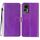 Custodia per telefono in pelle con vibrazione in polvere glitterata per Ulefone Note 14 (viola) Custodia per telefono in pelle con vibrazione in polvere glitterata per Ulefone Note 14 (viola)