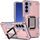 Per Samsung Galaxy S24 5G Custodia per telefono armatura antiurto antiscivolo con supporto ad anello (oro rosa) Per Samsung Galaxy S24 5G Custodia per telefono armatura antiurto antiscivolo con supporto ad anello (oro rosa)