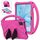 Per Blackview Tab 80 10.1 2023 Custodia tablet antiurto EVA con supporto (rosa rossa) Per Blackview Tab 80 10.1 2023 Custodia tablet antiurto EVA con supporto (rosa rossa)