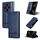 Custodia per telefono in pelle magnetica con texture di vitello per vivo X100 AZNS (blu scuro) Custodia per telefono in pelle magnetica con texture di vitello per vivo X100 AZNS (blu scuro)