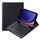 Custodia per tablet in pelle con tastiera Bluetooth staccabile con slot per penna per Samsung Galaxy Tab S9 FE+ A810B (nero) Custodia per tablet in pelle con tastiera Bluetooth staccabile con slot per penna per Samsung Galaxy Tab S9 FE+ A810B (nero)