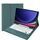 Per Samsung Galaxy Tab S9 FE+ A810B Custodia per tablet in pelle con tastiera Bluetooth rimovibile con slot per penna (verde scuro) Per Samsung Galaxy Tab S9 FE+ A810B Custodia per tablet in pelle con tastiera Bluetooth rimovibile con slot per penna (verde scuro)