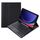 Per Samsung Galaxy Tab S9 FE+ A810B-A Touch Pad Custodia tablet in pelle con tastiera Bluetooth staccabile (Nero) Per Samsung Galaxy Tab S9 FE+ A810B-A Touch Pad Custodia tablet in pelle con tastiera Bluetooth staccabile (Nero)