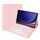 Per Samsung Galaxy Tab S9 FE+ A810B-A Custodia tablet in pelle con touch pad staccabile e tastiera Bluetooth (rosa) Per Samsung Galaxy Tab S9 FE+ A810B-A Custodia tablet in pelle con touch pad staccabile e tastiera Bluetooth (rosa)