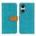 Custodia per telefono in pelle goffrata floreale europea per Honor X5 Plus (blu) Custodia per telefono in pelle goffrata floreale europea per Honor X5 Plus (blu)