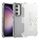 Per Samsung Galaxy S24+ 5G Custodia per PC satinata+TPU con clip posteriore (nero trasparente)