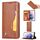 Per Samsung Galaxy S24+ 5G Custodia per telefono in pelle con texture pelle impastata (marrone) Per Samsung Galaxy S24+ 5G Custodia per telefono in pelle con texture pelle impastata (marrone)