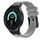 Per Samsung Galaxy Watch 4/5/6 cinturino in silicone liquido serie AP (nero grigio) Per Samsung Galaxy Watch 4/5/6 cinturino in silicone liquido serie AP (nero grigio)