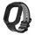 Per Honor Watch 4 cinturino in TPU integrato a due colori (nero grigio)