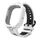 Per Honor Watch 4 cinturino in TPU integrato a due colori (bianco nero)
