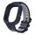 Per Honor Watch 4 cinturino in TPU integrato a due colori (blu scuro grigio) Per Honor Watch 4 cinturino in TPU integrato a due colori (blu scuro grigio)