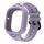 Per Honor Watch 4 cinturino in TPU integrato in tinta unita (viola chiaro) Per Honor Watch 4 cinturino in TPU integrato in tinta unita (viola chiaro)