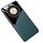 Custodia per telefono in vetro organico in pelle all-inclusive per Honor X9b (verde) Custodia per telefono in vetro organico in pelle all-inclusive per Honor X9b (verde)