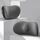 Cuscino per auto Sedile guida Cuscino per schienale con supporto cervicale, Stile: poggiatesta + cuscino per la vita grigio