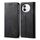 Custodia per cellulare in pelle flip con texture denim per vivo S18e (nera) Custodia per cellulare in pelle flip con texture denim per vivo S18e (nera)