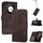 Custodia per telefono in pelle Flip Cubic Skin Feel per Honor X50 / X9b (marrone) Custodia per telefono in pelle Flip Cubic Skin Feel per Honor X50 / X9b (marrone)