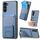 Custodia pieghevole per telefono con supporto pieghevole per Samsung Galaxy S23+ 5G in fibra di carbonio (blu) Custodia pieghevole per telefono con supporto pieghevole per Samsung Galaxy S23+ 5G in fibra di carbonio (blu)