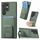 Custodia pieghevole per telefono con supporto pieghevole per Samsung Galaxy S21 Ultra 5G in fibra di carbonio (verde) Custodia pieghevole per telefono con supporto pieghevole per Samsung Galaxy S21 Ultra 5G in fibra di carbonio (verde)