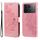Per Xiaomi Redmi K70 / K70 Pro Custodia per cellulare in pelle con fiori a 7 petali (oro rosa) Per Xiaomi Redmi K70 / K70 Pro Custodia per cellulare in pelle con fiori a 7 petali (oro rosa)