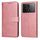 Custodia per telefono in pelle flip classica con texture di vitello per Xiaomi Redmi K70 / K70 Pro (oro rosa) Custodia per telefono in pelle flip classica con texture di vitello per Xiaomi Redmi K70 / K70 Pro (oro rosa)
