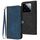 Per Xiaomi 14 Pro Custodia per telefono in pelle con cinturino a doppia piega con fibbia laterale (blu reale)