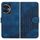 Custodia in pelle per telefono con stampa testa di elefante in rilievo per Honor 100 YX0060 con cordino (blu reale) Custodia in pelle per telefono con stampa testa di elefante in rilievo per Honor 100 YX0060 con cordino (blu reale)
