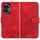 Custodia in pelle per telefono con stampa testa di elefante in rilievo per Honor 100 YX0060 con cordino (rosso) Custodia in pelle per telefono con stampa testa di elefante in rilievo per Honor 100 YX0060 con cordino (rosso)