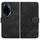 Per Honor 100 Pro YX0060 Custodia in pelle per telefono con testa di elefante in rilievo con cordino (nero) Per Honor 100 Pro YX0060 Custodia in pelle per telefono con testa di elefante in rilievo con cordino (nero)