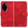 Per Honor 100 Pro YX0060 Custodia in pelle per telefono con testa di elefante in rilievo con cordino (rosso) Per Honor 100 Pro YX0060 Custodia in pelle per telefono con testa di elefante in rilievo con cordino (rosso)