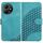 Per Honor X50i + YX0060 Custodia in pelle per telefono con testa di elefante in rilievo con cordino (azzurro) Per Honor X50i + YX0060 Custodia in pelle per telefono con testa di elefante in rilievo con cordino (azzurro)